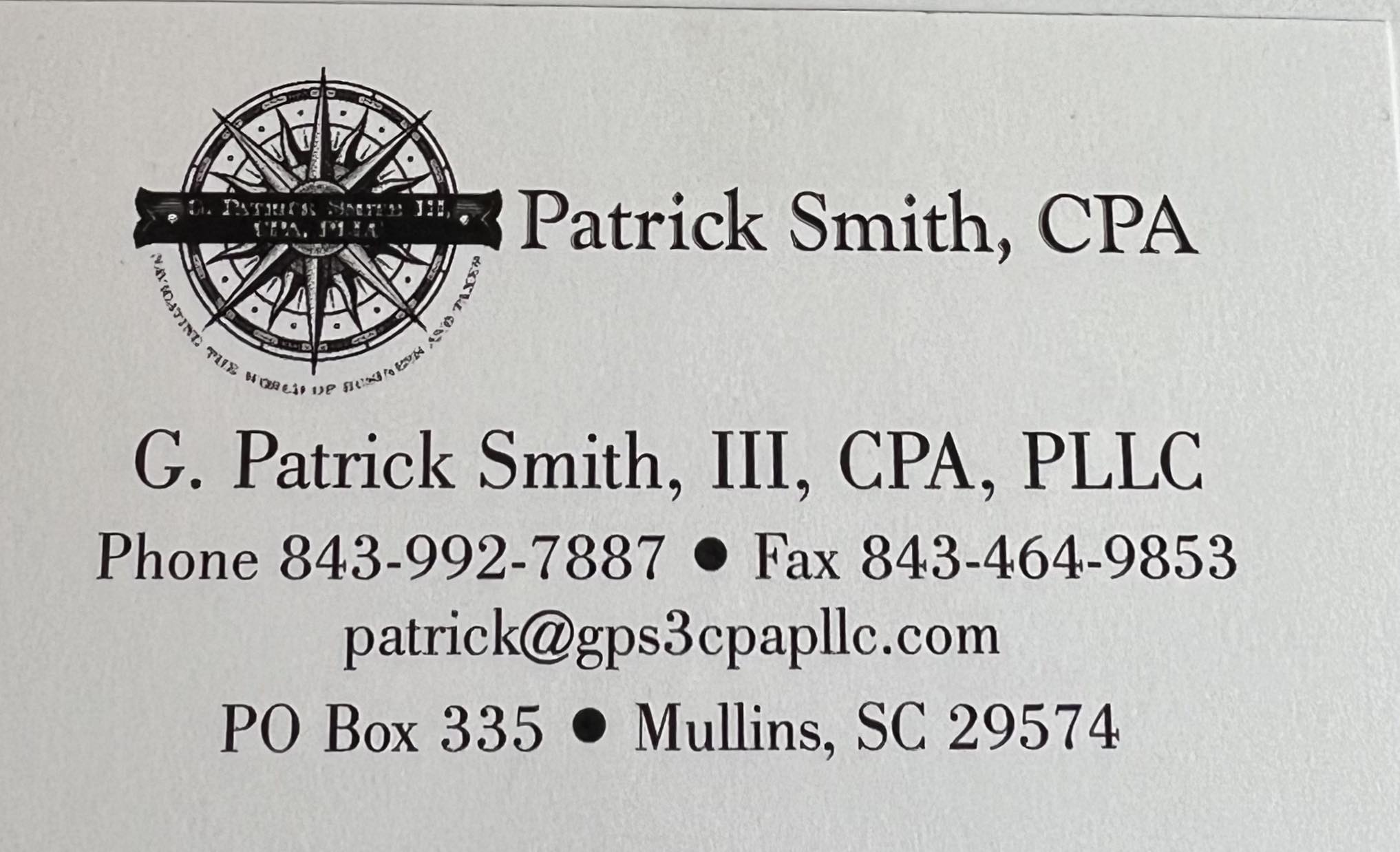 G. Patrick Smith, III, CPA, PLLC Logo